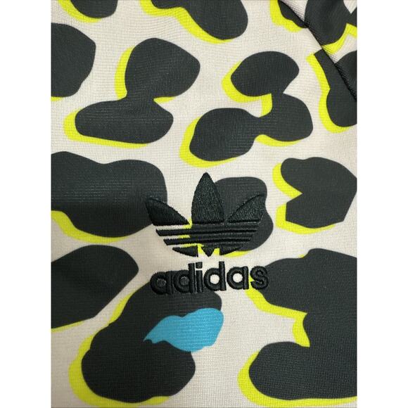 Adidas Track Jacket Blush Cheetah Print Bold Graphic Lisa Frank - Size Large - Picture 3 of 5